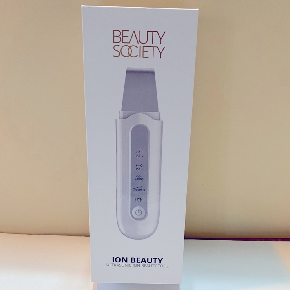 NWT Beauty Society Ion Beauty Ultrasonic Beauty Tool with USB Charger & Manual